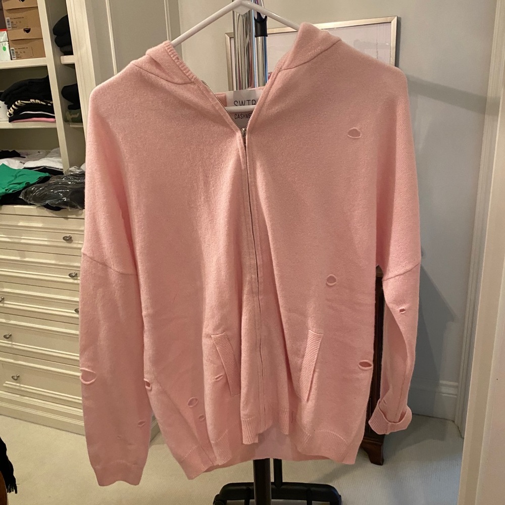 Cashmere Zip Up